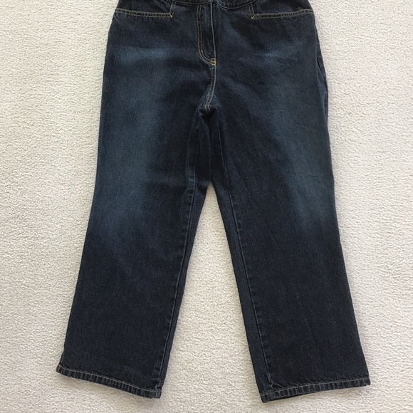 NY JEANS NEW YORK & COMPANY SIZE 8 CAPRI BLUE JEANS - Picture 1 of 7